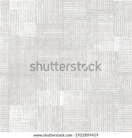 Vector seamless texture. Modern geometric background. Monochrome repeating pattern with interlacing wavy lines. Royalty-Free Stock Photo #1932899459