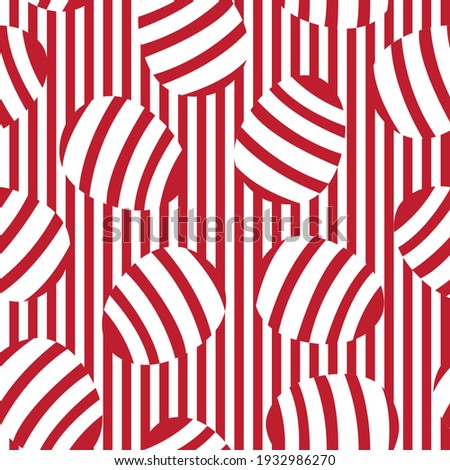 Red Easter Egg Seamless Pattern for computer graphics, fashion textiles, etc.