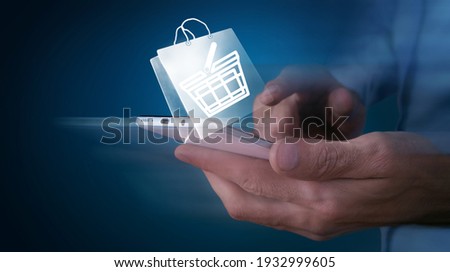 Online shopping Business icon application
