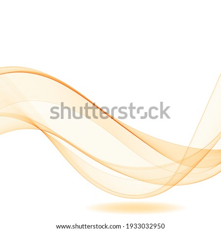 Abstract stylish orange wave background