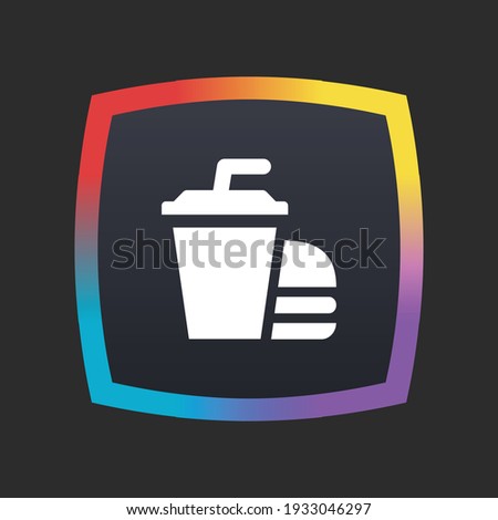 Fast Food - App Icon Button