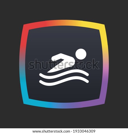 Swimming - App Icon Button