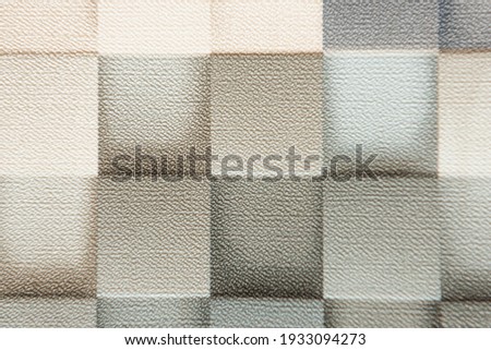 background with abstract, volumetric squares pattern, top view