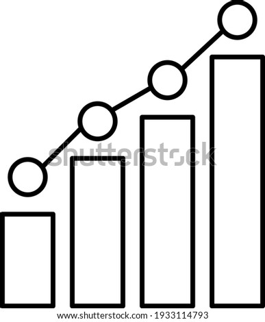 Vector Growth Outline Icon Design
