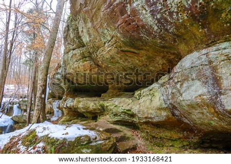 Pocket Caves And Rockshelters Along The Hemlock Cliffs Hiking Trail In Hoosier National Forest