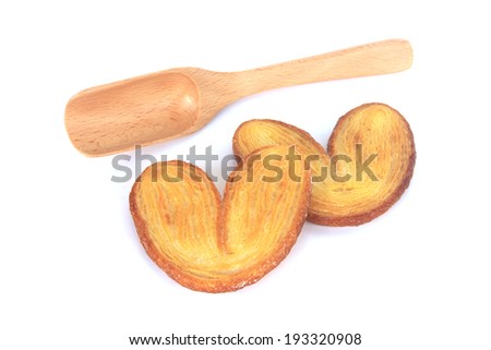 Stock Photo - A few heart shaped toasted breads