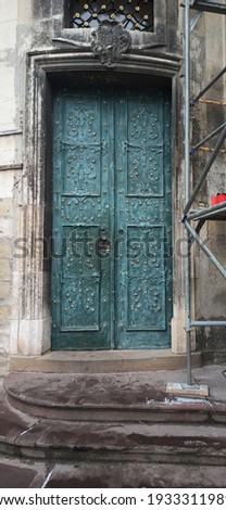 Old beautiful doors, Lviv, Ukraine