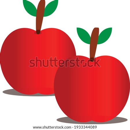Apples are a type of fruit, or fruit that is produced from the apple tree. Apples usually have red skin when ripe and ready to eat, but they can also have green or yellow skin. The skin of the fruit.