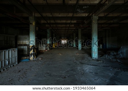 Abandoned Factory Interior and Exterior