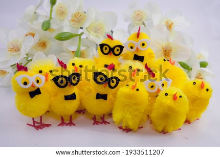 Eggs and chicks symbolize new life. Eggs have been a symbol of spring since ancient times. . The chick, hatching out of the egg, symbolizes new life or re-birth. 