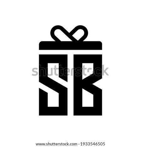 letter SB logo gift design creative 