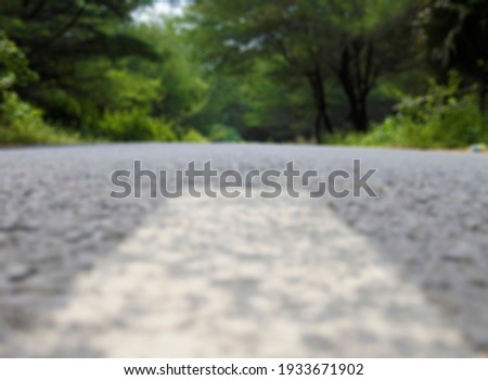 defocused abstract background of A natural road