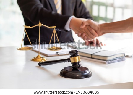 justice and law concept. male lawyer working in office. Legal law, advice and justice concept