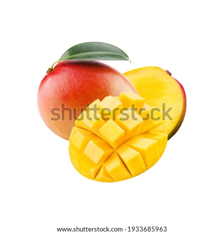 mango fruit isolate on white background