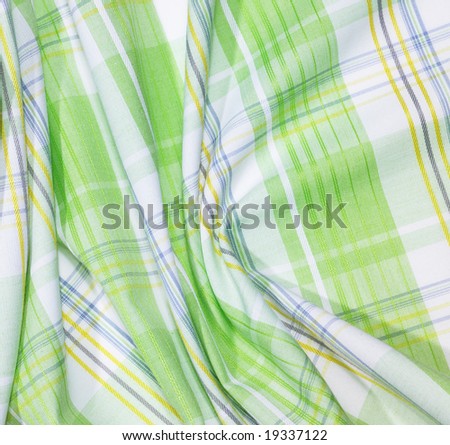 Green background with foldings