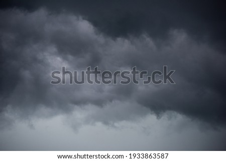 Dark layers cloudy rain coming