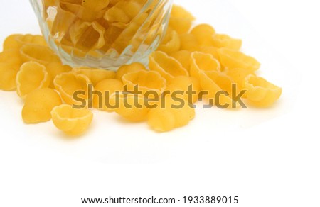 Close up of the background farfalle 