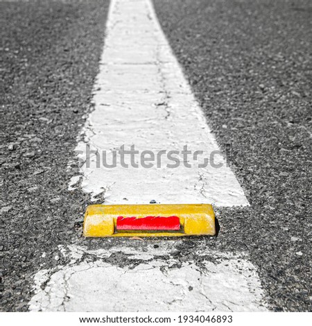 white line on a road