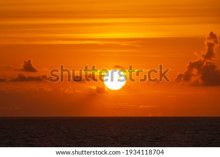Romantic Sunrise over the North Sea - Atlantic