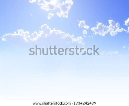 Sky, clouds and morning sun