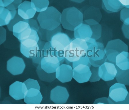 picture of many defocused blue candle ligths