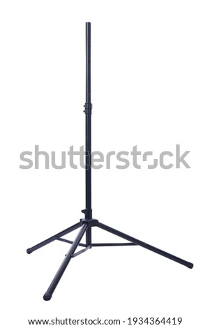 Stand for speakers isolated over white background Royalty-Free Stock Photo #1934364419