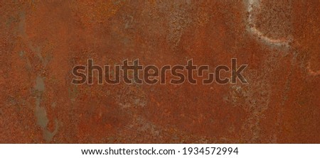 Grunge rusty orange brown metal steel stone background texture banner panorama
