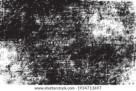 Scratched Grunge Urban Background Texture Vector. Dust Overlay Distress Grainy Grungy Effect. Distressed Backdrop Vector Illustration. Isolated Black on White Background. EPS 10. Royalty-Free Stock Photo #1934713697
