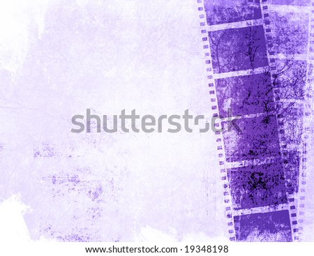 Great film strip for textures and backgrounds-with space for your text and image