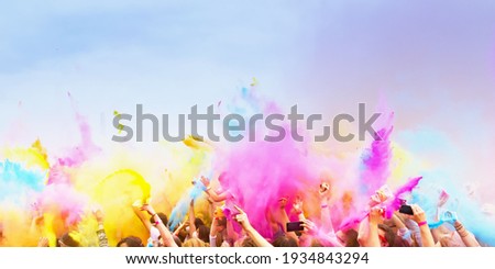 holi dhuredi festival of colors Royalty-Free Stock Photo #1934843294