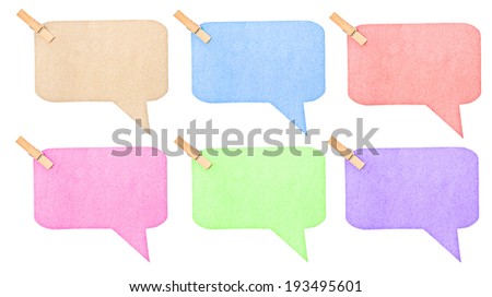 many color of tag isolated on white background, clipping path