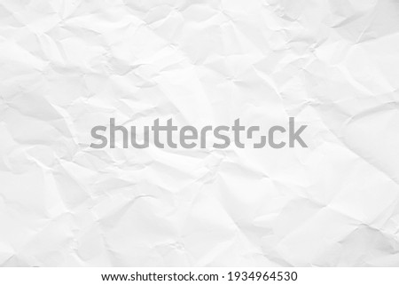 Clean white paper, wrinkled, abstract background. Royalty-Free Stock Photo #1934964530