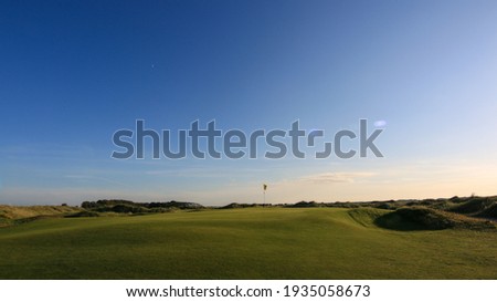 Golfcourse background pictures of The Netherlands with beautiful sky
