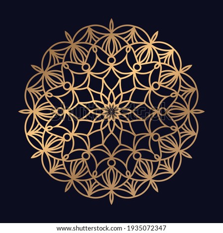 Colorful mandala pattern zentangle ornament background Vector illustration