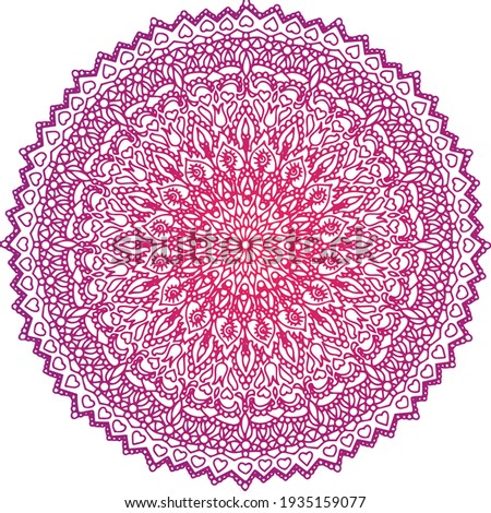 Mandala geometric flowers and eyes