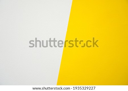 yellow paper and white paper for background. Royalty-Free Stock Photo #1935329227
