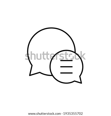 forum icon vector illustration. business line icon style. isolated on white background