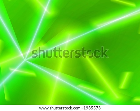 Green light abstract