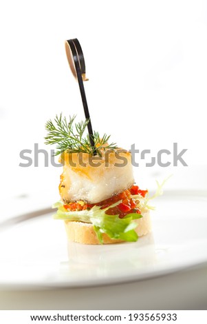 Halibut Fish with Mixed Pepper