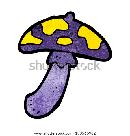 cartoon poisonous toadstool