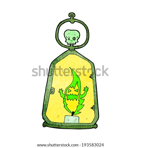 cartoon spooky lantern
