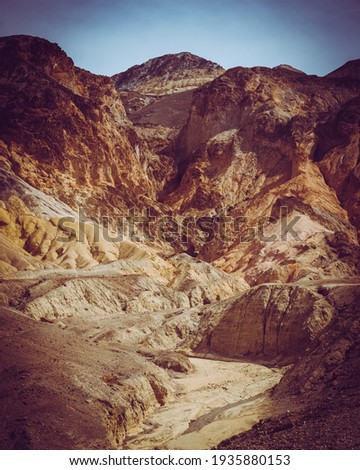Moody Desert Canyon Death Valley California United STates