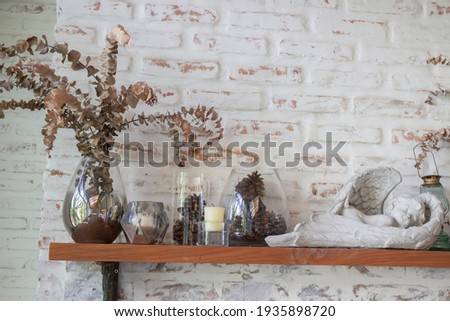 Living area and empty space, stock photo