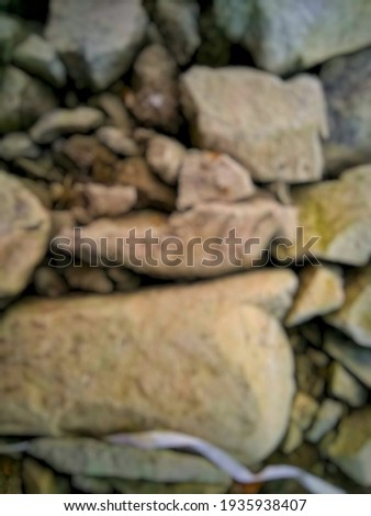 defocused abstract baground of limestone