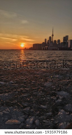 Sunsets in different Toronto locations