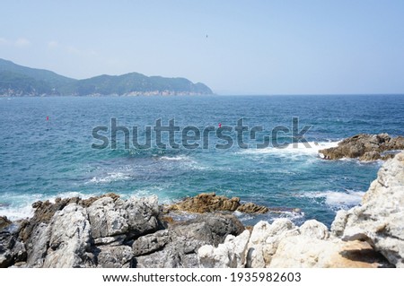This is a picture of the sea landscape in Korea.
