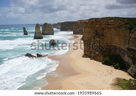 This is a picture of Australia's Great Ocean Road.