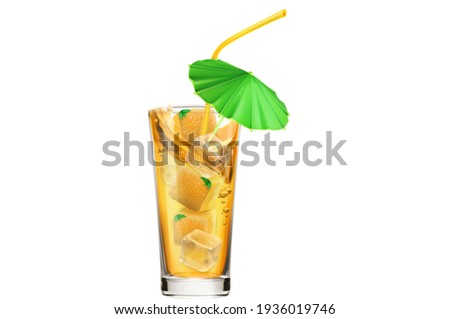 Pictures of energy drinks with white background