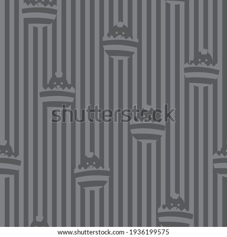 Black and White Easter Egg Seamless Pattern for computer graphics, fashion textiles, etc.