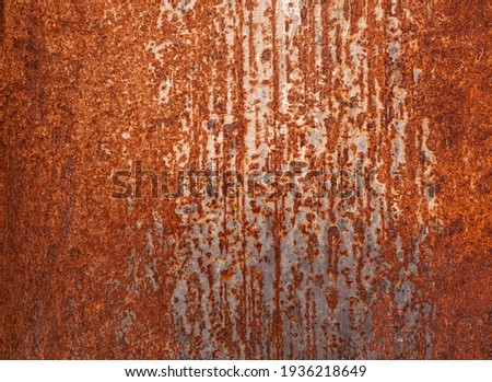 Background of rusty metal, abstract backdrop with metal texture.